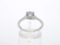 Witgouden ring met een diamant van 1.00 carat - afbeelding 6 van  9