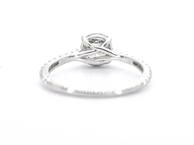 Witgouden ring met een diamant van 1.00 carat - afbeelding 9 van  9