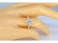 Witgouden ring met een diamant van 1.00 carat - afbeelding 2 van  7