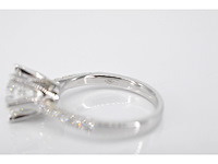Witgouden ring met een diamant van 1.00 carat - afbeelding 6 van  7