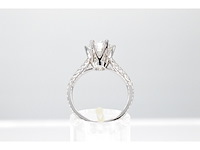 Witgouden ring met een diamant van 1.00 carat - afbeelding 4 van  6