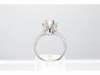 Witgouden ring met een diamant van 1.00 carat - afbeelding 4 van  8