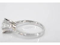 Witgouden ring met een diamant van 1.00 carat - afbeelding 6 van  8