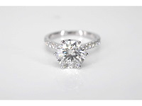 Witgouden ring met een diamant van 2.00 carat - afbeelding 2 van  6