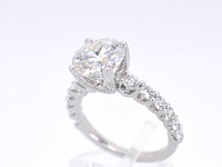 Witgouden ring met een diamant van 2.00 carat - afbeelding 3 van  5