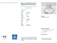Witgouden ring met een diamant van 2.00 carat - afbeelding 3 van  6