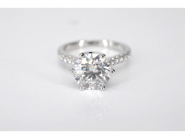 Witgouden ring met een diamant van 2.00 carat - afbeelding 3 van  7