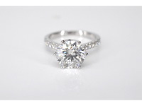Witgouden ring met een diamant van 2.00 carat - afbeelding 3 van  7