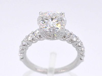 Witgouden ring met een diamant van 2.00 carat - afbeelding 1 van  7