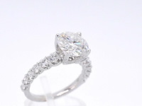 Witgouden ring met een diamant van 2.00 carat - afbeelding 4 van  7