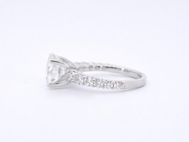 Witgouden ring met een diamant van 2.00 carat - afbeelding 5 van  7