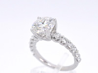 Witgouden ring met een diamant van 2.00 carat - afbeelding 3 van  5