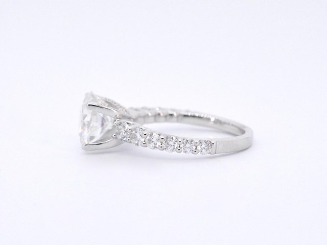 Witgouden ring met een diamant van 2.00 carat - afbeelding 5 van  5