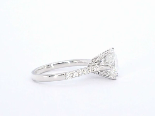 Witgouden ring met een diamant van 3.00 carat - afbeelding 5 van  5