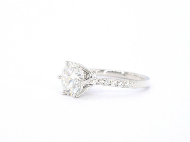Witgouden ring met een diamant van 3.00 carat - afbeelding 12 van  13