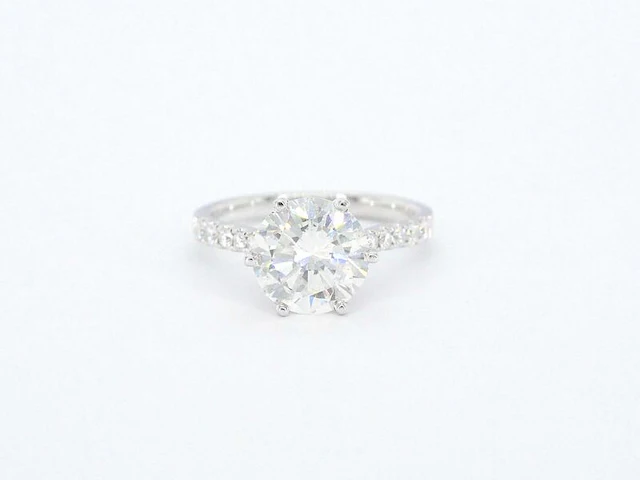 Witgouden ring met een diamant van 3.00 carat - afbeelding 10 van  13