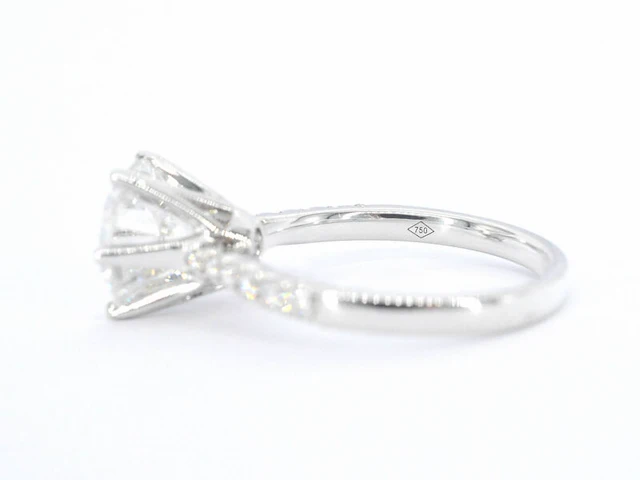 Witgouden ring met een diamant van 3.00 carat - afbeelding 13 van  13