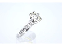 Witgouden ring met een diamant van 3.30 carat - afbeelding 4 van  7