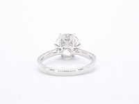 Witgouden ring met een diamant van 4.00 carat - afbeelding 8 van  10