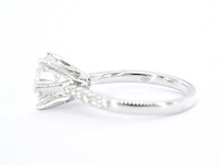 Witgouden ring met een diamant van 4.00 carat - afbeelding 10 van  10
