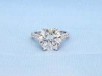 Witgouden ring met een diamant van 5.00 carat - afbeelding 3 van  11