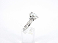 Witgouden ring met een diamant van 5.00 carat - afbeelding 7 van  11