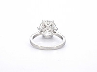 Witgouden ring met een diamant van 5.00 carat - afbeelding 9 van  11