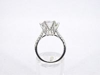 Witgouden ring met een diamant van 5.00 carat - afbeelding 10 van  11