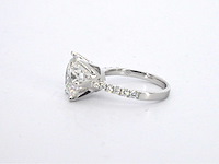 Witgouden ring met een diamant van 5.00 carat - afbeelding 11 van  11