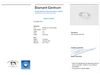 Witgouden ring met hartvorm diamanten - afbeelding 3 van  7