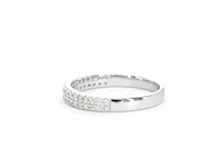 Witgouden ring met natuurlijke diamanten - afbeelding 7 van  11