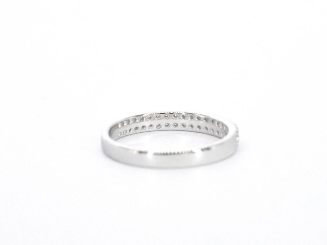 Witgouden ring met natuurlijke diamanten - afbeelding 9 van  11