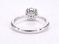 Witgouden ring met prinses en marquise geslepen natuurlijke diamanten - afbeelding 9 van  11