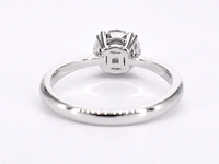 Witgouden ring met prinses en marquise geslepen natuurlijke diamanten - afbeelding 9 van  11