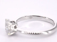 Witgouden ring met prinses en marquise geslepen natuurlijke diamanten - afbeelding 11 van  11