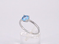 Witgouden ring met topaas - afbeelding 6 van  11