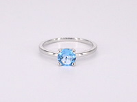 Witgouden ring met topaas - afbeelding 8 van  11