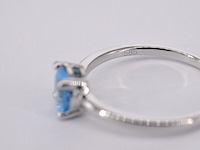 Witgouden ring met topaas - afbeelding 10 van  11