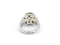 Witgouden ring met zwarte diamant 5.00 carat - afbeelding 9 van  11