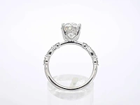 Witgouden ring ovale diamant 3.00 ct - afbeelding 5 van  11
