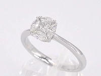 Witgouden ring prinses marquise diamant - afbeelding 5 van  10