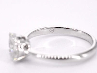Witgouden ring prinses marquise diamant - afbeelding 10 van  10