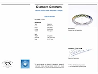 Witgouden ring saffier multicolour - afbeelding 5 van  11