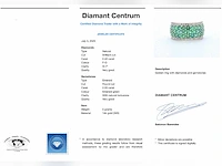 Witgouden ring smaragd 0.40 ct - afbeelding 9 van  9