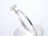 Witgouden ring solitair met natuurlijke briljant geslepen diamanten - afbeelding 10 van  12