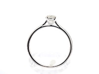 Witgouden ring solitair met natuurlijke briljant geslepen diamanten - afbeelding 11 van  11