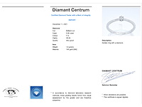 Witgouden ring solitaire met een briljant geslepen diamant - afbeelding 4 van  10