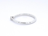 Witgouden ring solitaire met een briljant geslepen natuurlijke diamant - afbeelding 7 van  11