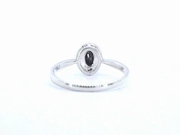 Witgouden ring zwarte diamant - afbeelding 8 van  8