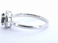 Witgouden ring zwarte diamant - afbeelding 3 van  8